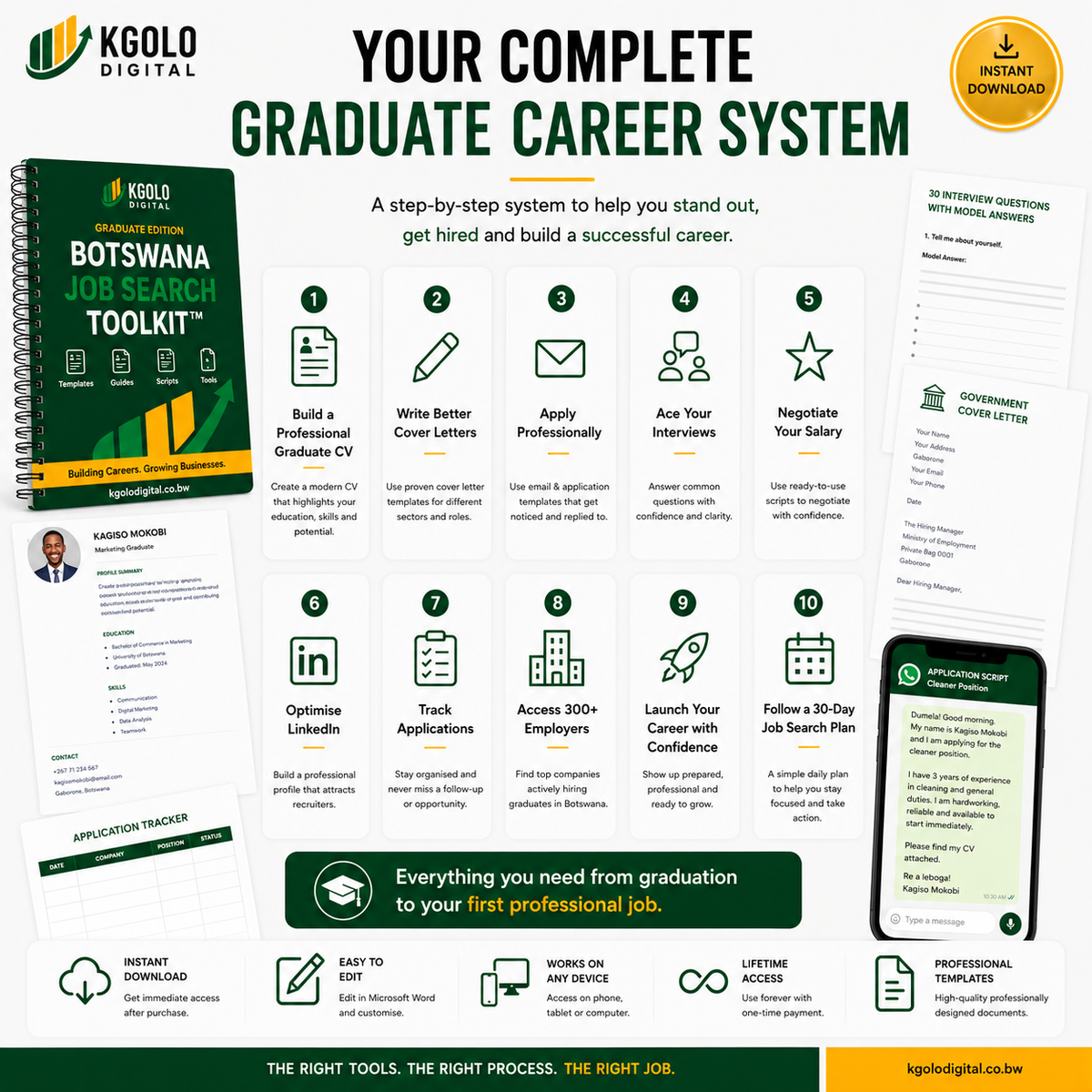 Botswana Job Search Toolkit™ – Graduate Edition