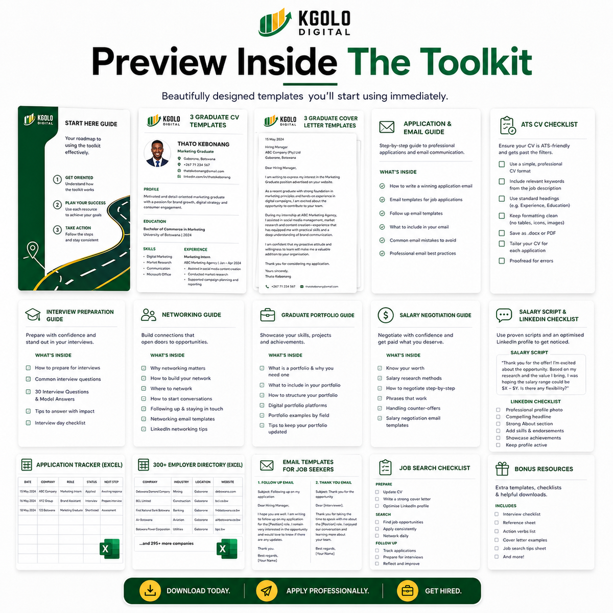 Botswana Job Search Toolkit™ – Graduate Edition
