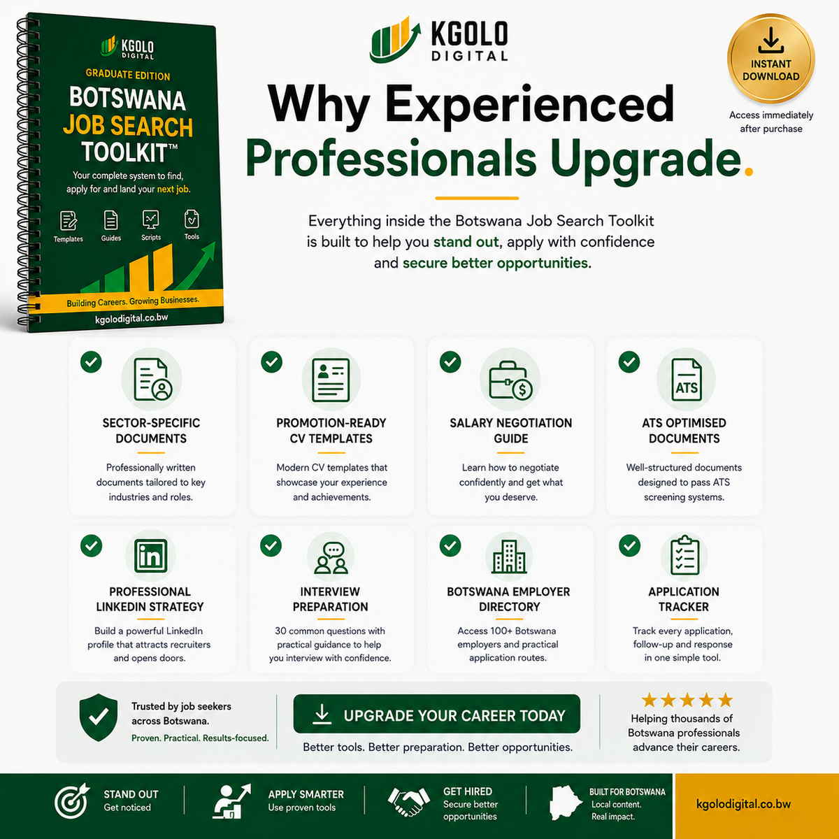Botswana Job Search Toolkit™ – Professional Edition